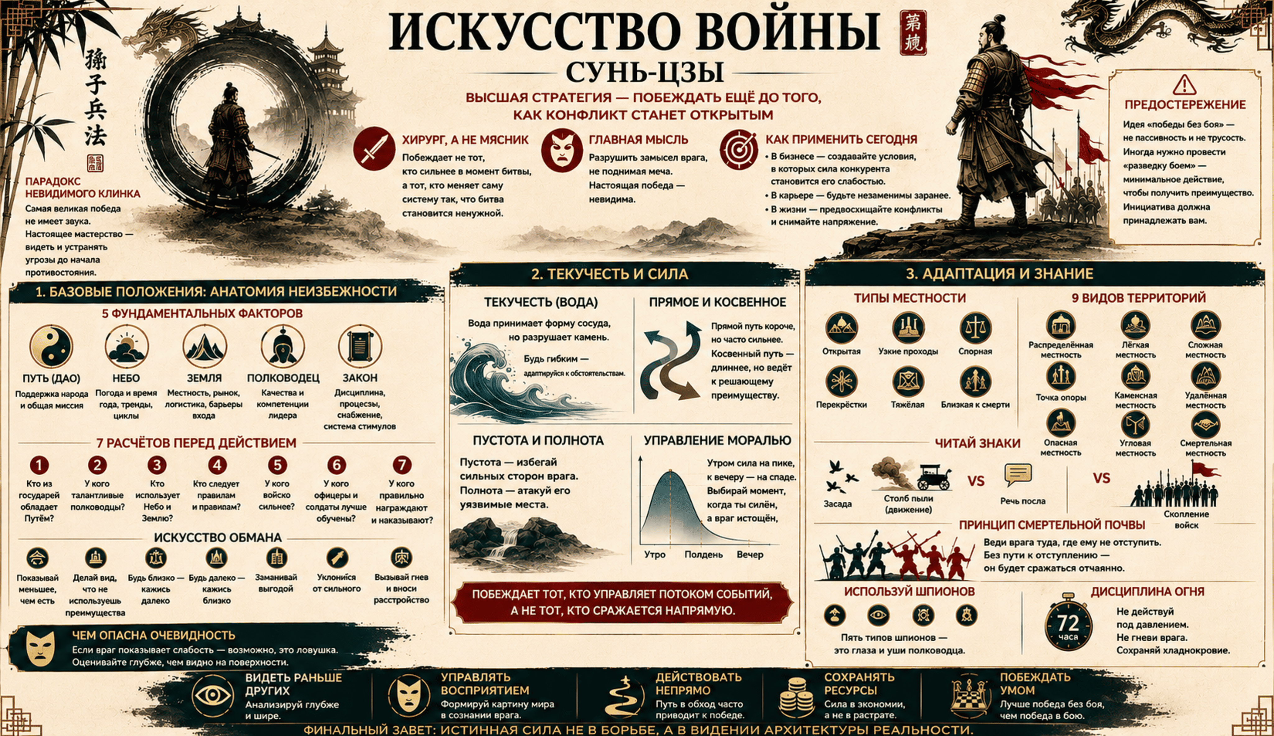 Искусство войны — стратегический плакат 1